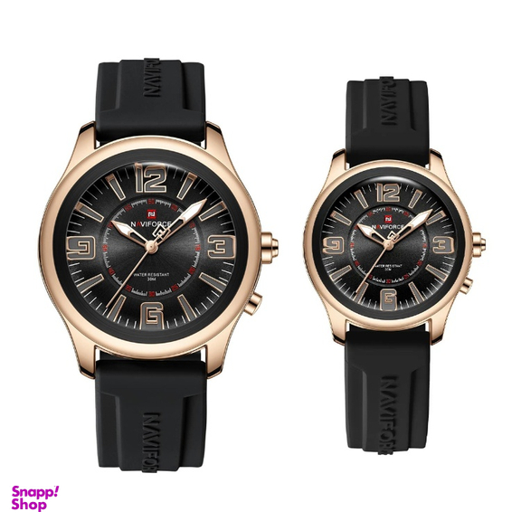 ست ساعت مچی عقربه‌ ای زنانه و مردانه نیوی فورس مدل NF9256