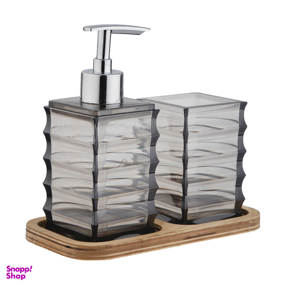 مخزن مایع دستشویی مدل ایت کد 002 به همراه جا مسواکی