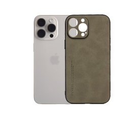 قاب گوشی موبایل چرمی لاکچری FANOYA اپل مدل iPhone 15 Pro Max