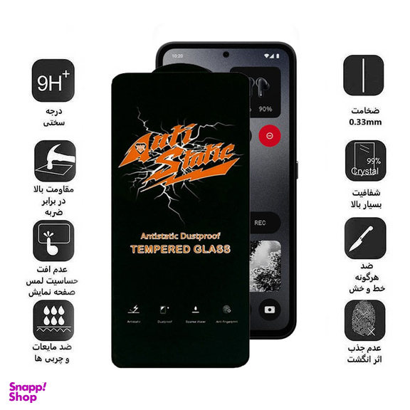 محافظ صفحه نمایش اپیکوی مدل Antistatic Dustproof مناسب برای گوشی موبایل ناتینگ فون CMF 1