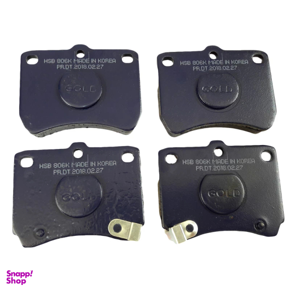 لنت ترمز جلو خودرو گلد مدل 1001 مناسب پراید