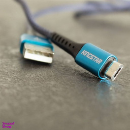 کابل تبدیل USB به microUSB کینگ استار مدل K125A طول 110 سانتی‌متر