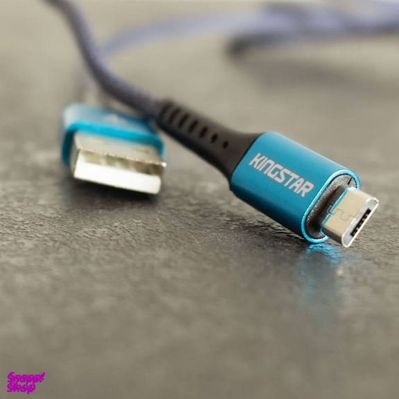 کابل تبدیل USB به microUSB کینگ استار مدل K125A طول 110 سانتی‌متر
