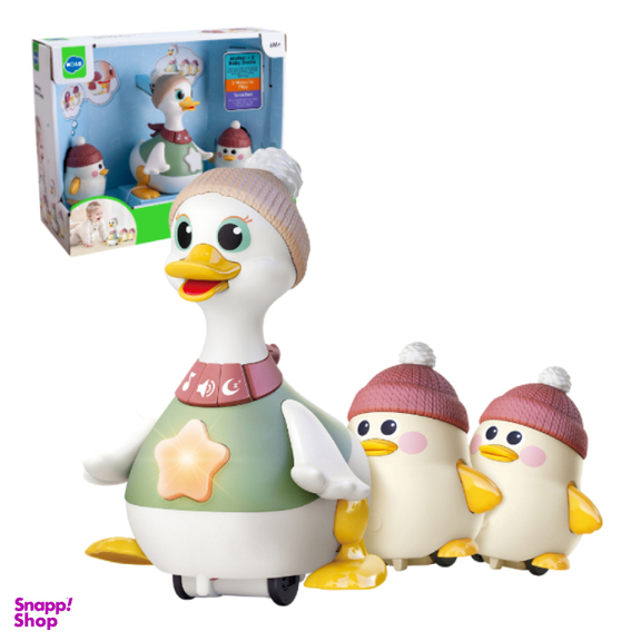 اردک و جوجه موزیکال هولی تویز سنسور دار مدل Musical Waddling Duck Family HE9987