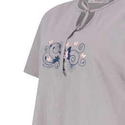 ست تیشرت و شلوار زنانه کد 1024 رنگ طوسی