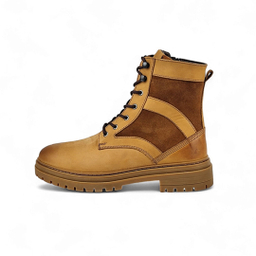 نیم بوت مردانه چرم کاکتوس مدل s۴۰۲۵ رنگ عسلی