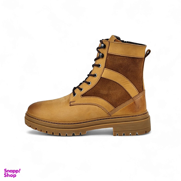 نیم بوت مردانه چرم کاکتوس مدل s۴۰۲۵ رنگ عسلی