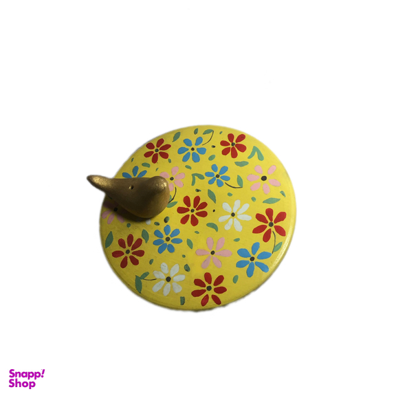 جاعودی  طرح پرنده طلایی مدل گلدار