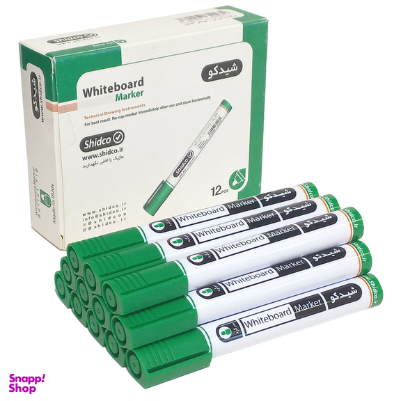 ماژیک وایت برد شیدکو مدل 01 بسته 12 عددی
