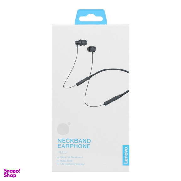 هدفون بلوتوثی دورگردنی لنوو مدل HE-05