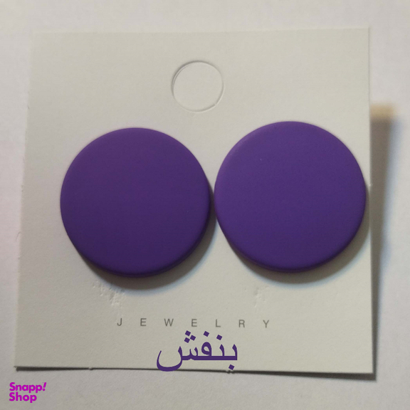گوشواره زنانه مدل پلاس طرح گرد کد 001