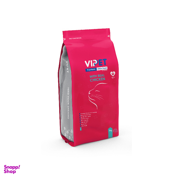 غذای خشک بچه گربه وی پت مدل Kitten وزن 3 کیلوگرم