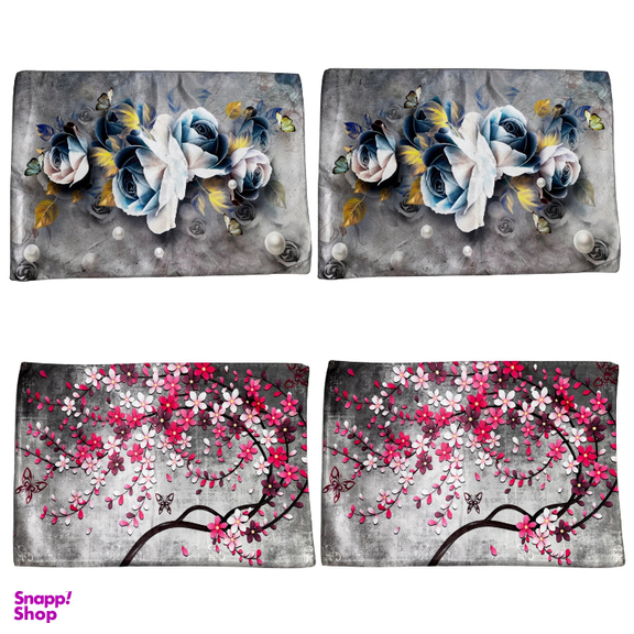 روبالشی مدل سه بعدی طرح گل و شکوفه کد 023