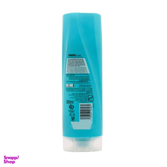 شامپو مو سان سیلک مدل Thick & Long حجم 350 میلی‌ لیتر