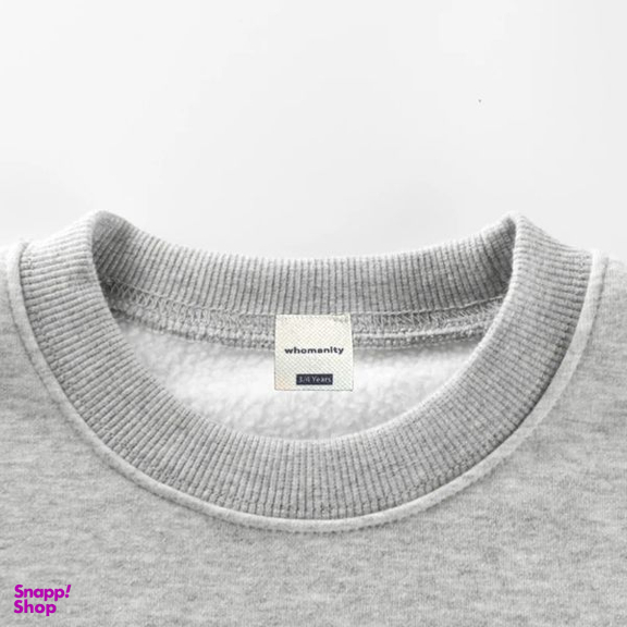 سویشرت پسرانه هومنیتی مدل WYKBSW2913-GRY