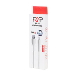 کابل دیتا USB به Type-C اف اس پی مدل C-8 طول 1 متر