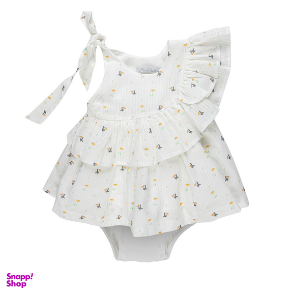 پیراهن دخترانه فیورلا مدل مینا 25023 به همراه شورت