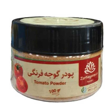 پودر گوجه فرنگی زرنگاران وزن 100 گرم