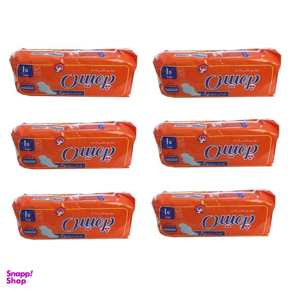 نوار بهداشتی پرمیس مدل 044 شش بسته 10 عددی