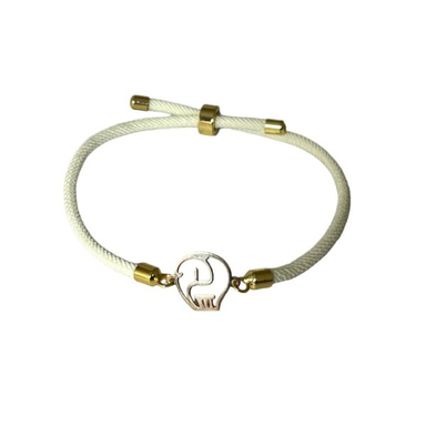 دستبند طلا 18 عیار دخترانه شمیم گلد گالری مدل V600