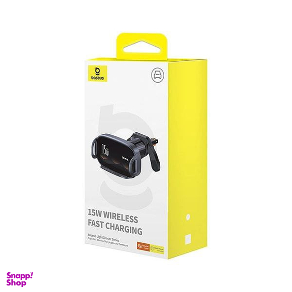 پایه نگهدارنده و شارژر بی سیم گوشی موبایل بیسوس مدل LightChaser BS-CM029