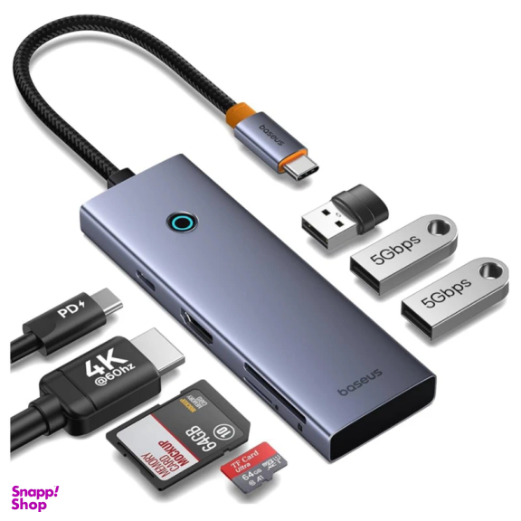هاب 7 پورت Type-C بیسوس مدل BS-OH159