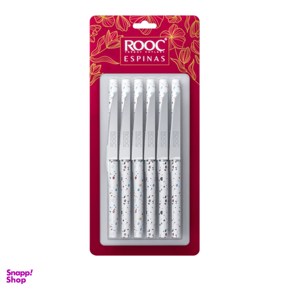 چاقو میوه خوری روک مدل a22 بسته 12 عددی