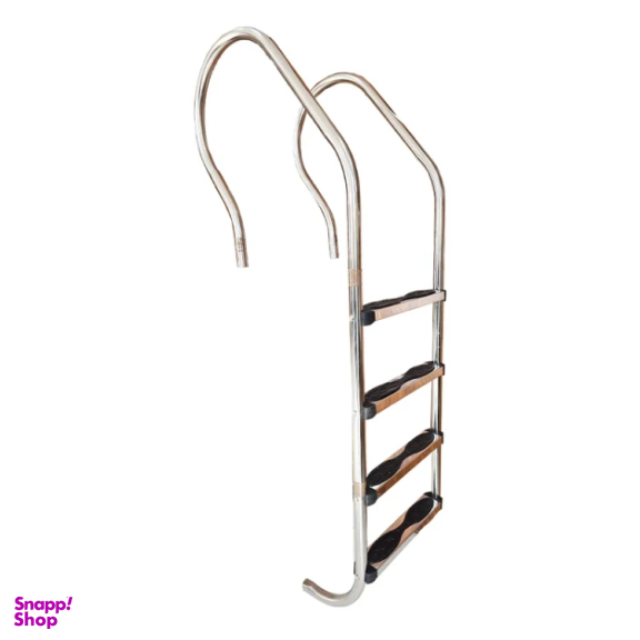 نردبان استخر 4 پله مدل کف استیل کد 104