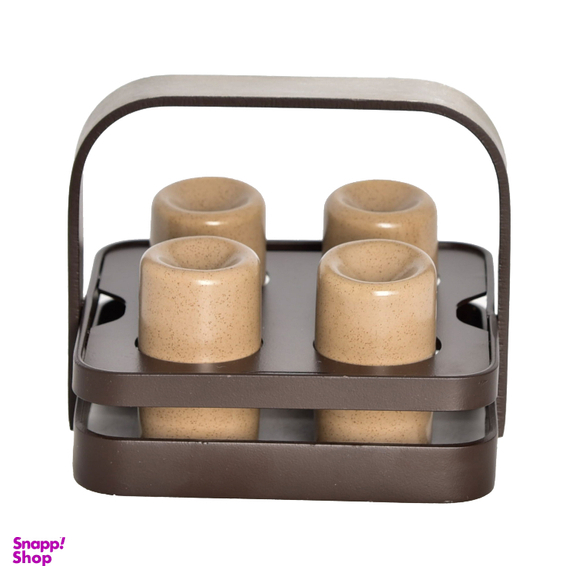 نمک و فلفل پاش بی وی کی مدل مجستیک کد 452605 مجموعه 4 عددی