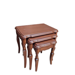 میز عسلی کد SH300 مدل سلطنتی مجموعه 3 عددی