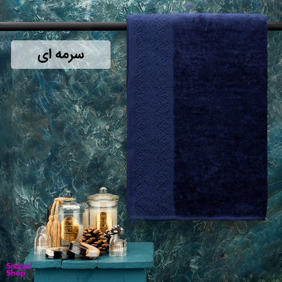 حوله حمام هیرو طرح کاریزما سایز 100×150 سانتی متر