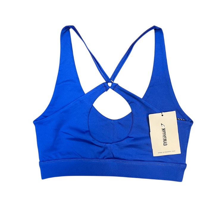 نیم تنه ورزشی زنانه طرح جیمشارک کد 4241 رنگ آبی