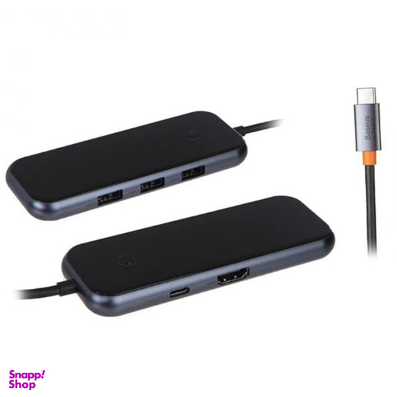 هاب 5 پورت USB-C بیسوس مدل WKJZ010113