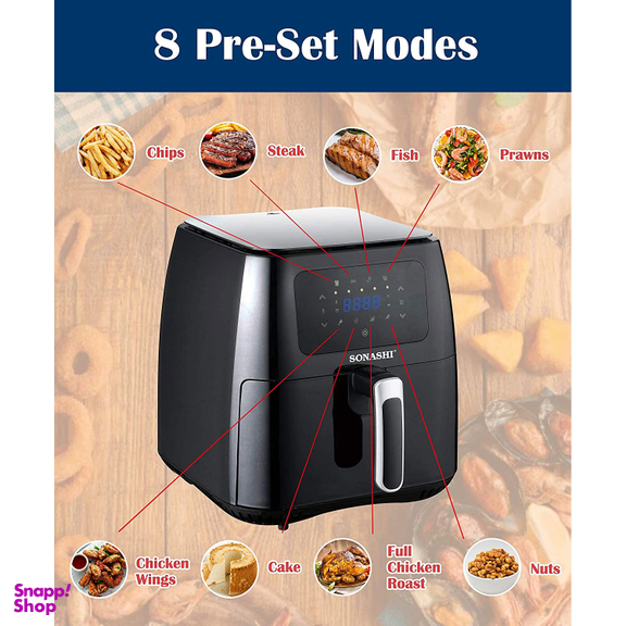 سرخ کن بدون روغن سوناشی مدل SAF-800