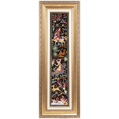 تابلو فرش دستباف سی پرشیا مدل شکارگاه کد 903712