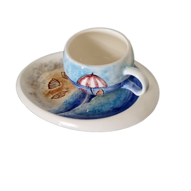 ست ماگ و زیرماگی طرح دریا