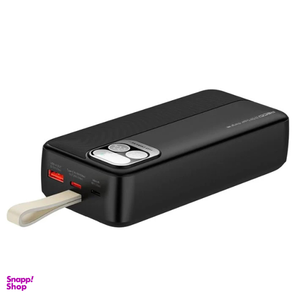 پاوربانک رسی مدل RPB-P38 ظرفیت 30000 میلی آمپر ساعت