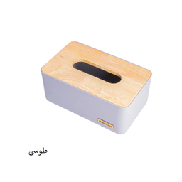 جعبه دستمال کاغذی هوفیلوس مدل رومیزی بامبو کد 33