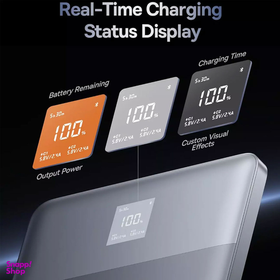 پاوربانک 65 وات 12000 میلی آمپر بیسوس مدل PPBLD2-65