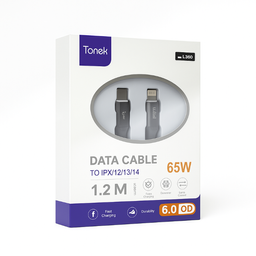 کابل شارژ Type-C به Lightning تونک مدل L800 طول 1.2 متر