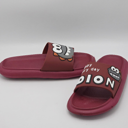 دمپایی زنانه زیتون مدل داینو کد 5863 رنگ زرشکی