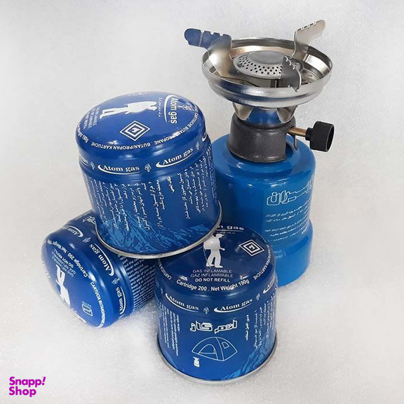 کپسول گاز سفری اتم گاز وزن 190 گرم