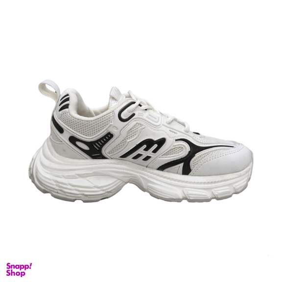 کفش راحتی زنانه مدل بالنسیاگا کارگو روبیکا کد 13838 رنگ سفید مشکی