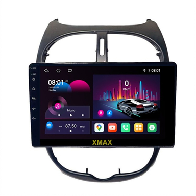 مانیتور اندروید خودرو ایکس مکس مدل Z100 مناسب پژو 206