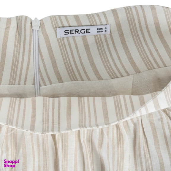 دامن نیم کلوش زنانه مدل GD-o-18907150 رنگ کرم