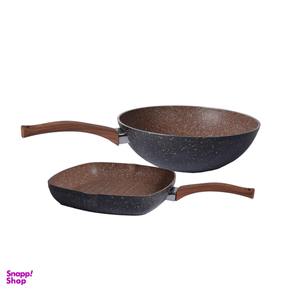 سرویس تابه 2 پارچه اویز مدل  wook-grill