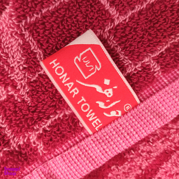حوله حمام هنر طرح گلها سایز 75x135 سانتی‌متر