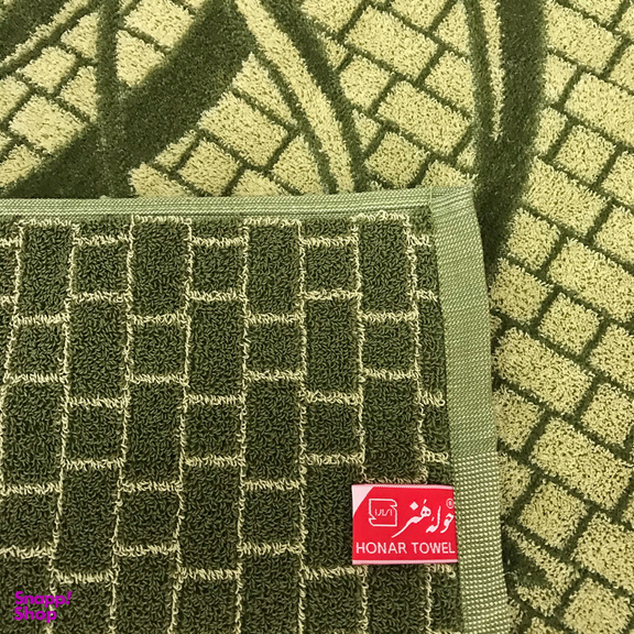 حوله دستی هنر طرح لاله سایز 75x40 سانتی‌متر