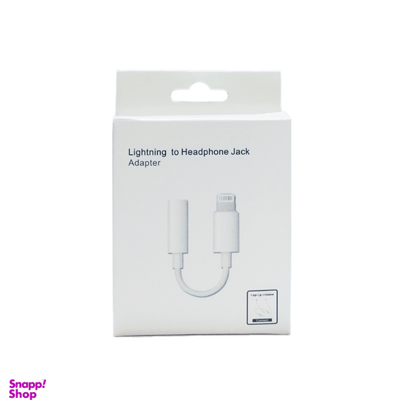 کابل تبدیل Lightning به Jack 3.5mm مدل آیفون طول 10 سانتی‌ متر