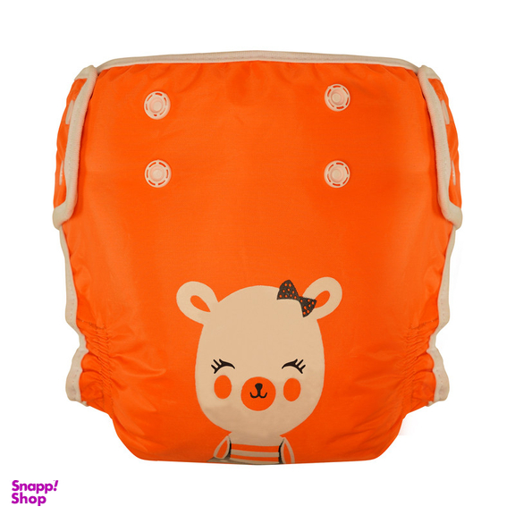 شورت آموزشی کودک وی کر مدل دکمه دار طرح Bear Girl کد U808